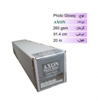 رول فتوگلاسه 260 گرم ضد آب عرض 91.4 - Axon