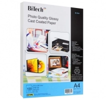 کاغذ فتوگلاسه بایتک سایز A4 وزن 200 گرم 100 برگ