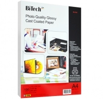کاغذ فتوگلاسه بایتک سایز A4 وزن 260 گرم 100 برگ