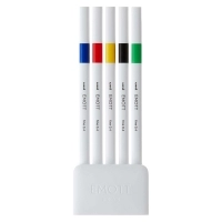 روان نویس یونی بال مدل Emott کد UN86975 بسته 5 عددی