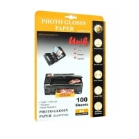 کاغذ فتوگلاسه یونیک rc سایز A4 وزن 150 گرم 100 برگ