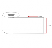 لیبل PVC سایز 100x200 میلی متر