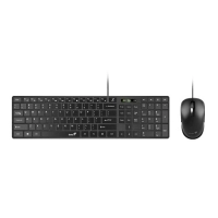 ماوس و کیبورد جنیوس مدل SlimStar C126