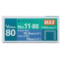 سوزن منگنه مکس مدل Vaimo 80 بسته 1000 عددی