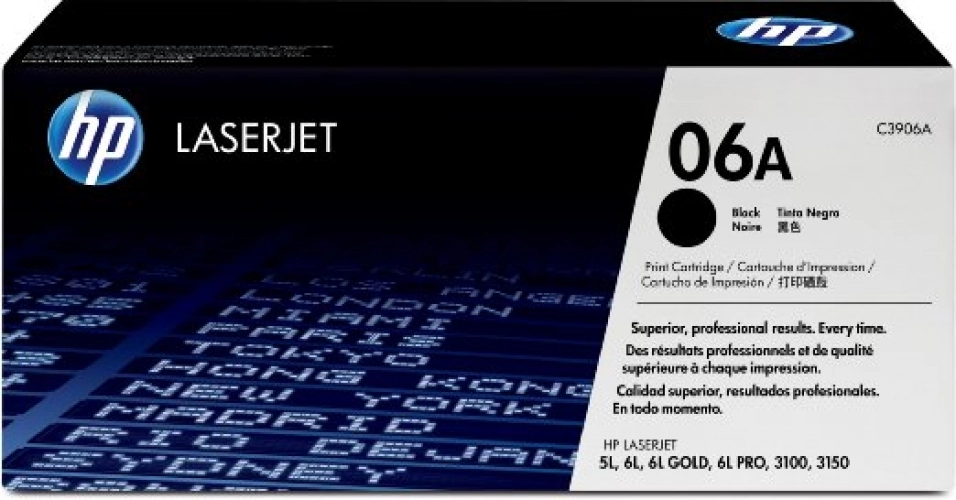 کارتریج لیزری اچ پی مدل 06A رنگ مشکی Black کارتریج لیزری اچ پی مدل 06A رنگ مشکی Black