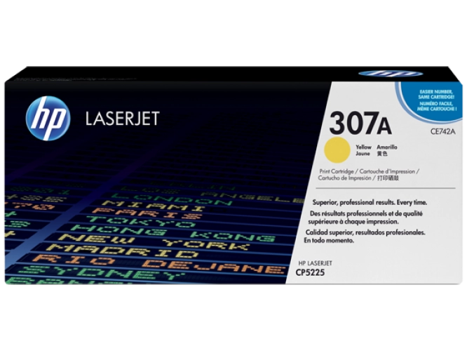 کارتریج لیزری اچ پی مدل 307A رنگ زرد CE742A کارتریج لیزری اچ پی مدل 307A رنگ زرد CE742A