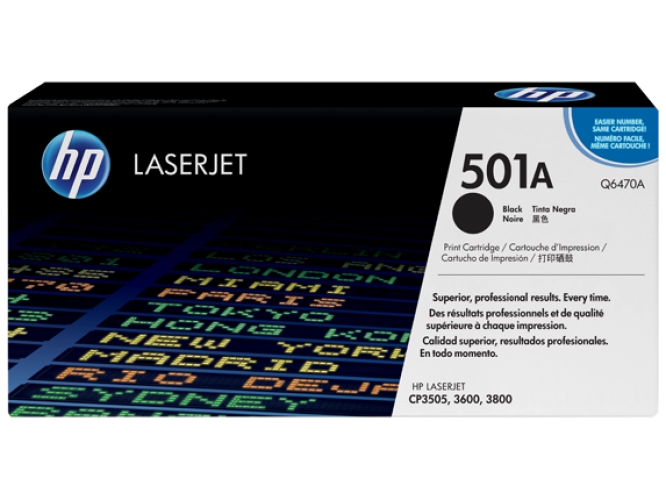 کارتریج لیزری اچ پی مدل 501A رنگ مشکی Q6470A کارتریج لیزری اچ پی مدل 501A رنگ مشکی Q6470A