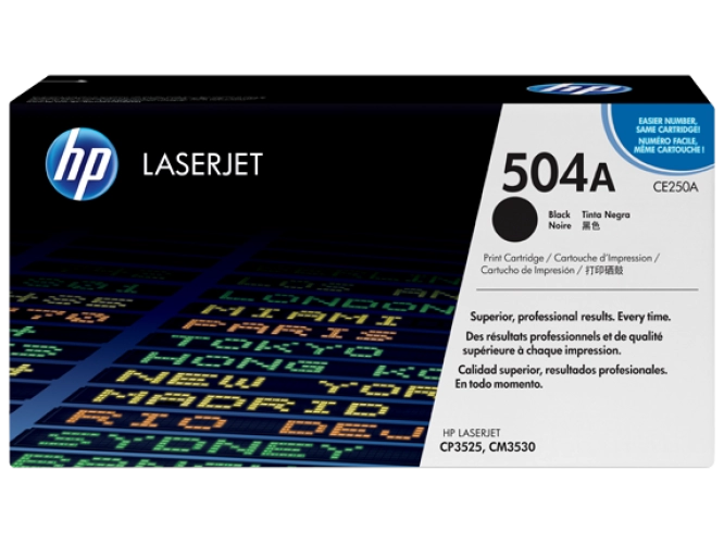 کارتریج لیزری اچ پی مدل 504A رنگ مشکی CE250A کارتریج لیزری اچ پی مدل 504A رنگ مشکی CE250A
