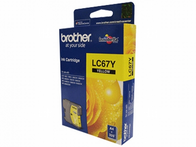 کارتریج جوهرافشان زرد برادر مدل LC67Y