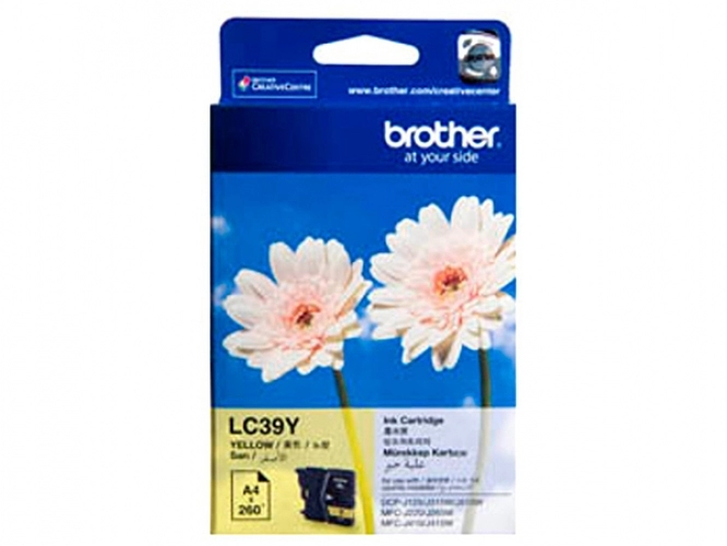 کارتریج جوهرافشان زرد برادر مدل LC39Y کارتریج جوهرافشان زرد برادر مدل LC39Y