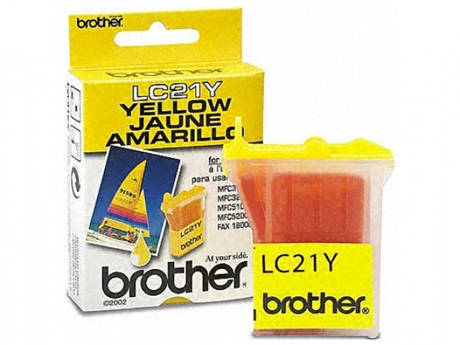 کارتریج جوهرافشان زرد برادر مدل LC21Y