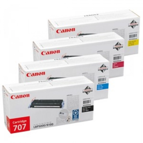 کیت کارتریج چهار رنگ لیزری کانن مدل 707 کیت کارتریج چهار رنگ لیزری کانن مدل 707