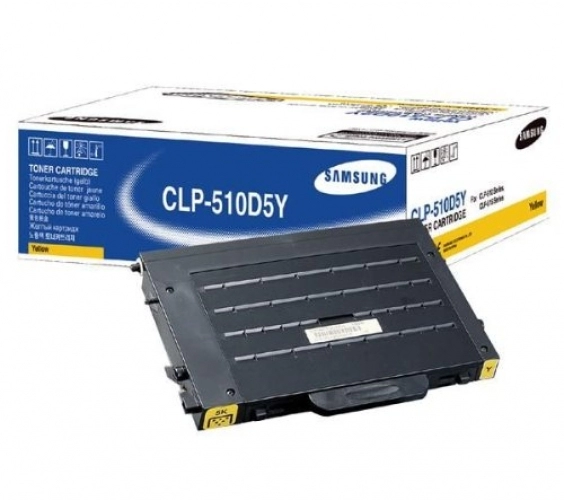 کارتریج لیزری زرد سامسونگ مدل CLP-510D5Y کارتریج لیزری زرد سامسونگ مدل CLP-510D5Y