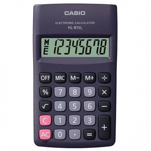 ماشین حساب کاسیو مدل HL-815 LBK ماشین حساب کاسیو مدل HL-815 LBK