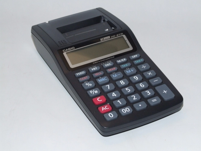 ماشین حساب HR-8TM-BK کاسیو ماشین حساب HR-8TM-BK کاسیو