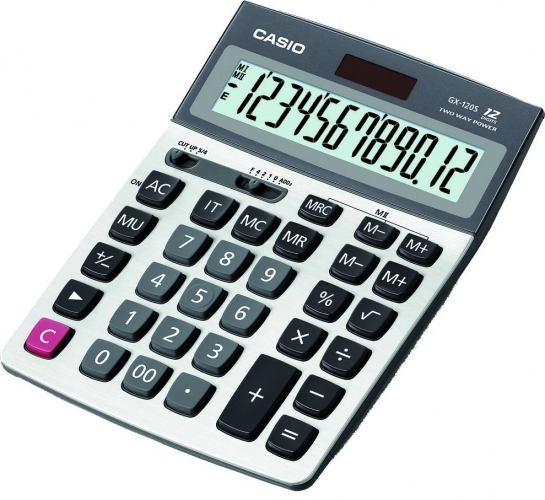 ماشین حساب GX-120S کاسیو ماشین حساب GX-120S کاسیو