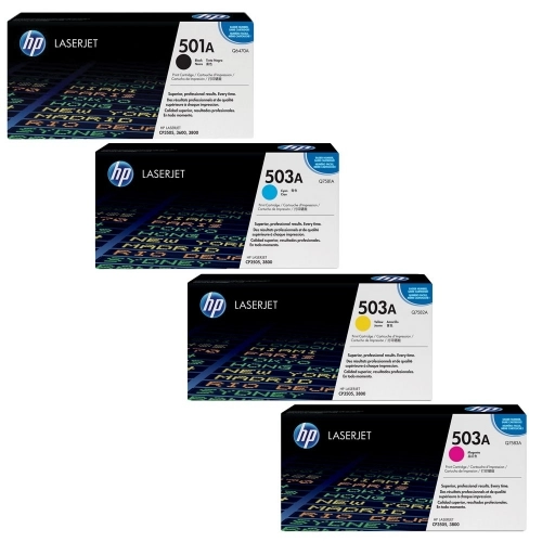 کیت کارتریج تونر اچ پی 501A-503A کیت کارتریج تونر اچ پی 501A-503A