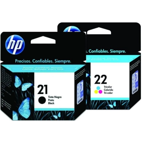 کیت کارتریج جوهرافشان اچ پی مدل 21-22