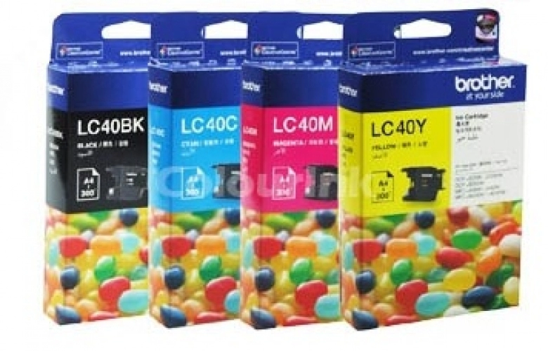 کیت کارتریج جوهرافشان 4 رنگ برادر مدل LC40 کیت کارتریج جوهرافشان 4 رنگ برادر مدل LC40