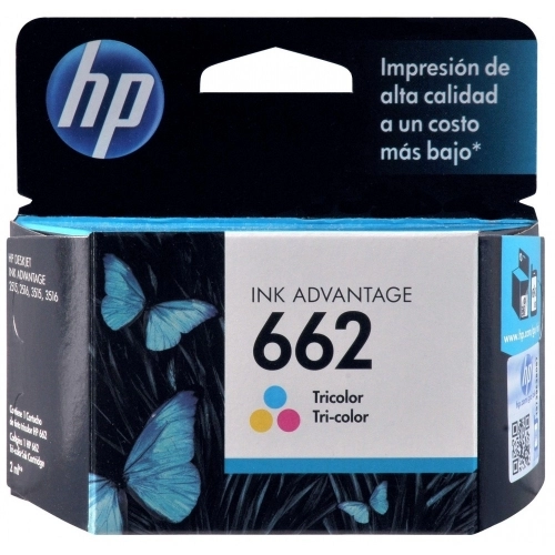 کارتریج پرینتر جوهرافشان HP 662 رنگی کارتریج پرینتر جوهرافشان HP 662 رنگی