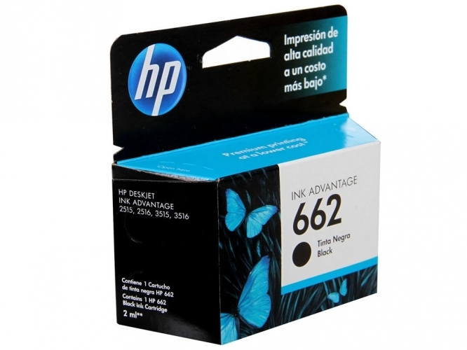 کارتریج پرینتر جوهرافشان hp 662 مشکی کارتریج پرینتر جوهرافشان hp 662 مشکی