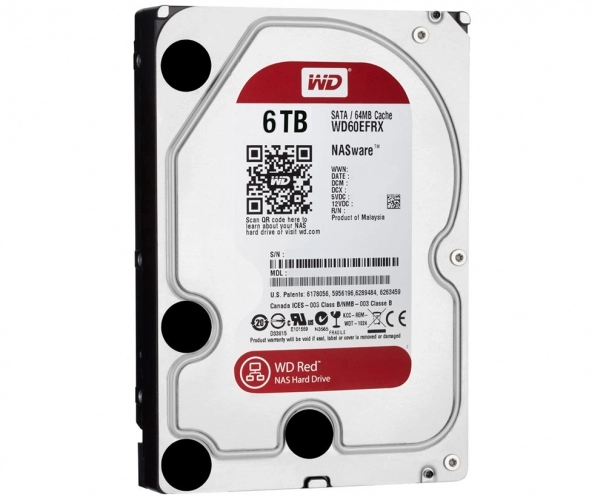 هارد دیسک اینترنال وسترن دیجیتال مدل WD60EFRX- ظرفیت 6 ترابایت هارد دیسک اینترنال وسترن دیجیتال مدل WD60EFRX- ظرفیت 6 ترابایت