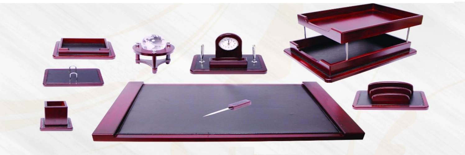 ست رو میزی اداری چوبی 10 تیکه کد 6001 ست رو میزی اداری چوبی 10 تیکه کد 6001