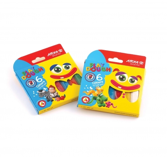 خمیربازی 6 رنگ آریا خمیربازی 6 رنگ آریا