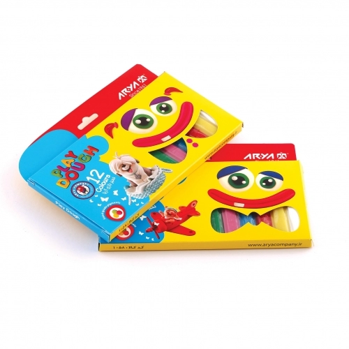 خمیربازی 12 رنگ آریا