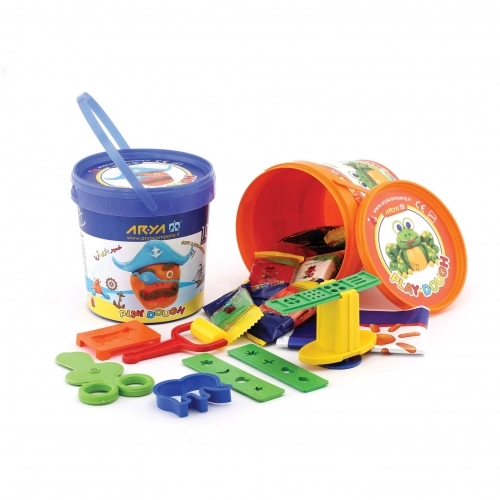 خمیربازی سطلی 10رنگ پلمپ دار آریا خمیربازی سطلی 10رنگ پلمپ دار آریا