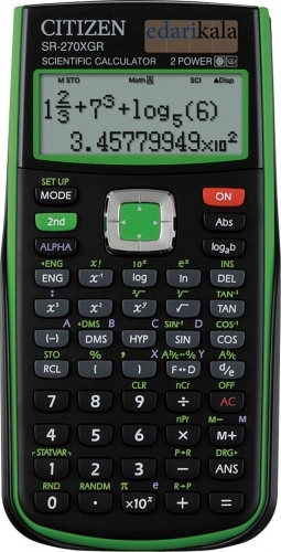 ماشین حساب SR-270XGR سیتیزن ماشین حساب SR-270XGR سیتیزن