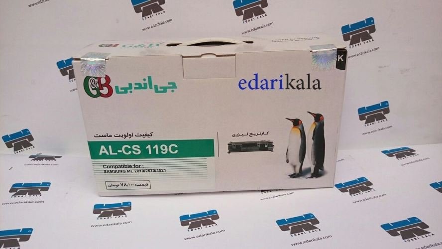 کارتریج لیزری مشکی AL-CS119C جی اند بی کارتریج لیزری مشکی AL-CS119C جی اند بی