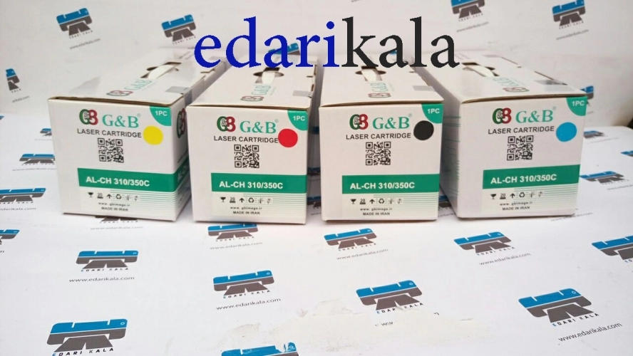 کیت چهاررنگ کارتریج تونر AL-CH310-350C جی اند بی کیت چهاررنگ کارتریج تونر AL-CH310-350C جی اند بی