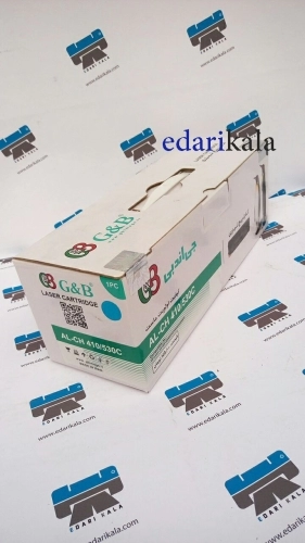 کارتریج تونر آبی AL-CH410-530C جی اند بی کارتریج تونر آبی AL-CH410-530C جی اند بی