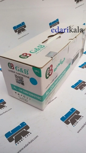 کارتریج تونر آبی AL-CH540-320-210C جی اند بی کارتریج تونر آبی AL-CH540-320-210C جی اند بی
