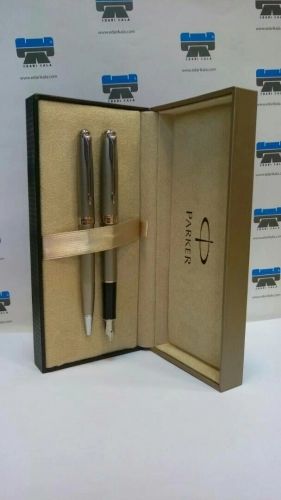 جفتی خودکار و خودنویس مدل سونت استیل PARKER جفتی خودکار و خودنویس مدل سونت استیل PARKER