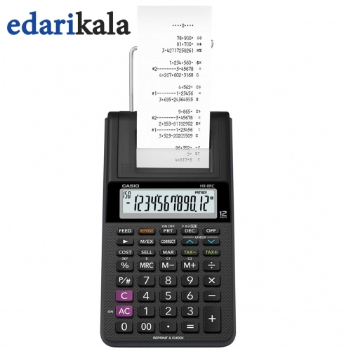 ماشین حساب HR-8RC-BK کاسیو ماشین حساب HR-8RC-BK کاسیو