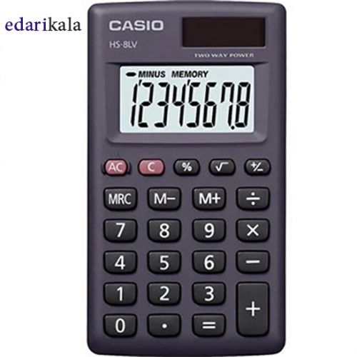 ماشین حساب HS-8 LVBK کاسیو ماشین حساب HS-8 LVBK کاسیو