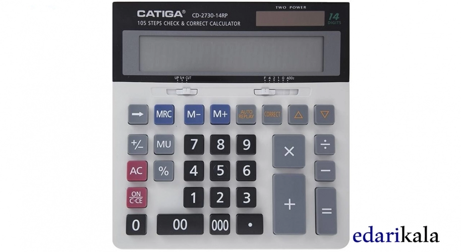ماشین حساب CD-2730-14RP کاتیگا ماشین حساب CD-2730-14RP کاتیگا