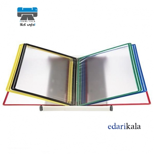 استند A4 رومیزی 30 پاکته رنگ جور تاریفولد استند A4 رومیزی 30 پاکته رنگ جور تاریفولد