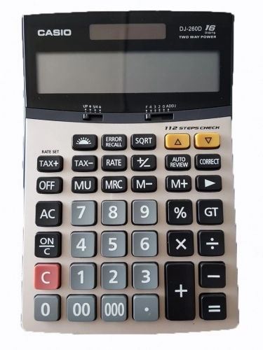 ماشین حساب DJ-260D کاسیو ماشین حساب DJ-260D کاسیو
