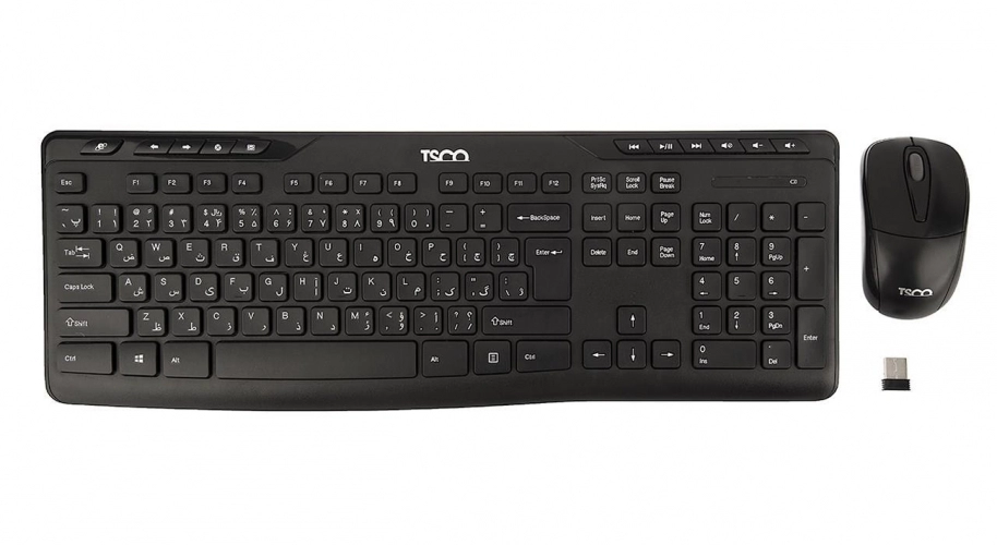 کیبورد و ماوس بی سیم تسکو مدل TKM7108W کیبورد و ماوس بی سیم تسکو مدل TKM7108W