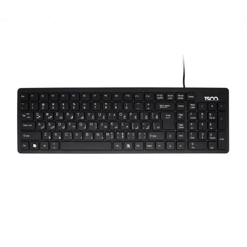 کیبورد تسکو مدل TK 8006 با حروف فارسی کیبورد تسکو مدل TK 8006 با حروف فارسی