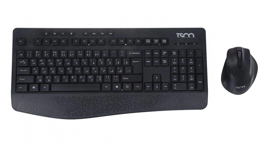 کیبورد و ماوس بیسیم تسکو مدل TKM 7110W کیبورد و ماوس بیسیم تسکو مدل TKM 7110W