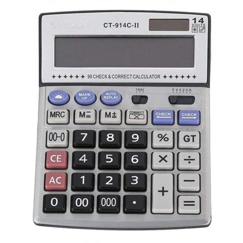 ماشین حساب سیتیزن مدل CT-914C-II ماشین حساب سیتیزن مدل CT-914C-II