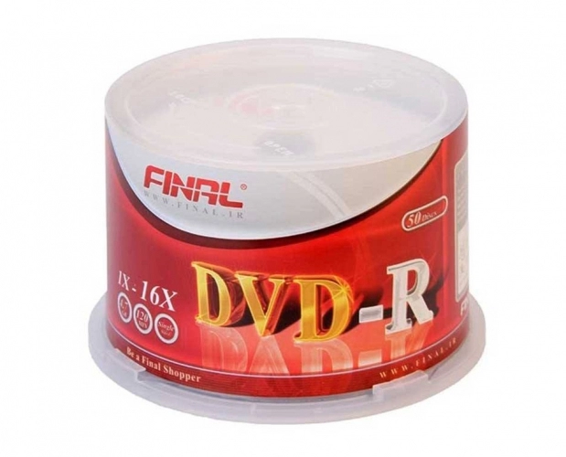 دی وی دی خام فینال 16X بسته 50 عددی دی وی دی خام فینال 16X بسته 50 عددی