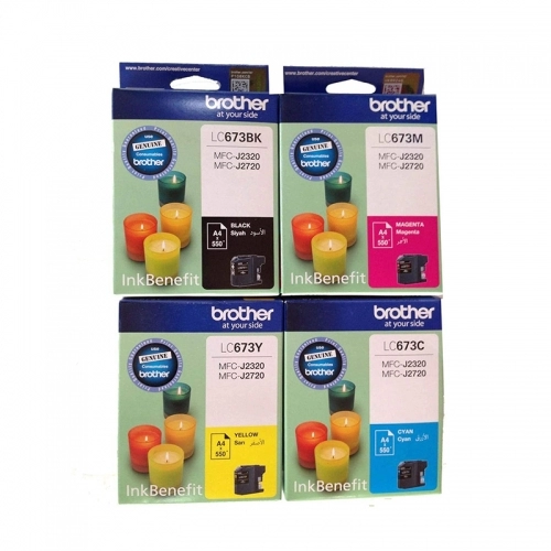 کیت کارتریج جوهرافشان برادر مدل LC673 کیت کارتریج جوهرافشان برادر مدل LC673