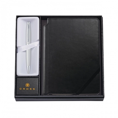 ست خودکار با دفتر یادداشت جلد چرمی کراس مدل Calais Set With Journal ست خودکار با دفتر یادداشت جلد چرمی کراس مدل Calais Set With Journal