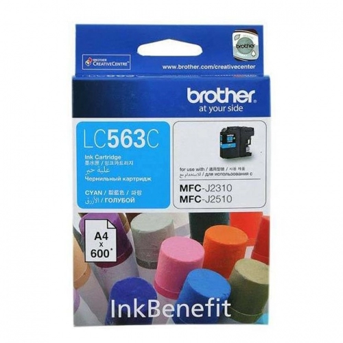 کارتریج جوهرافشان آبی برادر مدل LC563