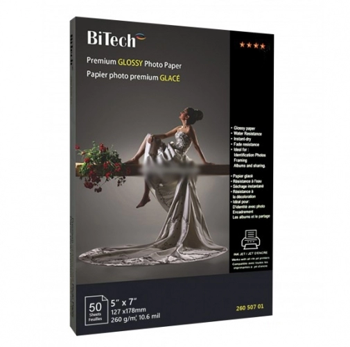 کاغذ فتوگلاسه بایتک سایز 13x18 وزن 260 گرم 50 برگ کاغذ فتوگلاسه بایتک سایز 13x18 وزن 260 گرم 50 برگ